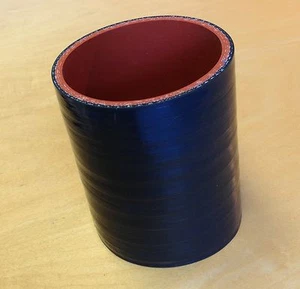 Silicone Straight Hose 3.00" ID, 4" Long, 4-Ply, Black. USA Made. High Quality - Picture 1 of 1