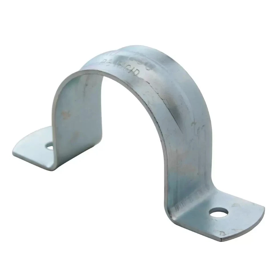 25 шт жестких ремней трубопровода HD 290 с двумя отверстиями — сталь с цинковым покрытием, подходит для 2 дюймов - Изображение 1 из 1