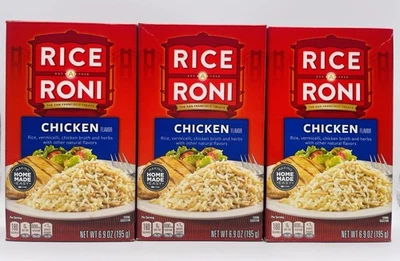 Mezcla de arroz con sabor a pollo Rice A Roni 6,9 oz. Exp 03/2026 (Pack de 3) Foto 1 de 3