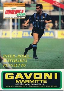 UEFA CUP FINAL 1991 Inter Milan v Roma - Domenica issue - Picture 1 of 1