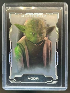 2016 Topps Star Wars Masterwork Yoda Silver Metallic #97/99 - Picture 1 of 2