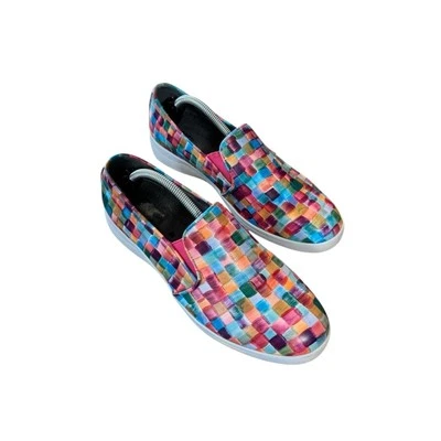 Mujeres Spring Step Talla 8 Multicolor Bolyn Brus Hecho por el Hombre Zapatillas Sin Cordones Zapatos Foto 1 de 4