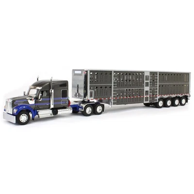 Remolque de ganado First Gear DCP 1/64 Kenworth W990 Wilson Silverstar 60-1897 Foto 1 de 4