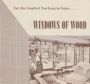Vintage 1950er WESTERN PINE ASSOCIATION Holzfenster Mid-Century moderne Broschüre - Bild 1 von 1