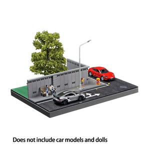 1/64 Diorama Car Garage Model LED Lighting Street City Display Scene ModelSU - Imagen 1 de 18