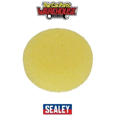 Sealey PTCCHV79Y Hook-and-Loop Buffing & Polishing Foam Head 80 x 25mm - Yell - Image 1 of 4
