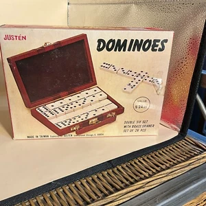 Justen Brandneu in der Box Doppel Dominosteine 2 Sets - Bild 1 von 4