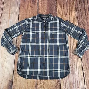 Camisa a Cuadros Carhartt Mujer Blanca Azul Manga Larga Abotonada Talla M (8/10) - Imagen 1 de 7