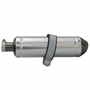 28mm Exhaust Muffler For 110cc 125cc 140cc Dirt Pit Bike Taotao Coolster SSR SDG - Picture 1 of 7