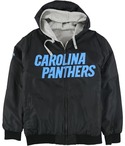Nfl Mens Carolina Panthers Reversible Jacket Cover