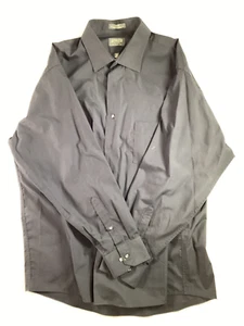 Mens Arrow Gray Classic Fit Button Down Shirt Size XL EUC - Picture 1 of 4