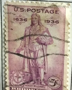 1936 Rhode Island Centennial Stamp - Picture 1 of 1