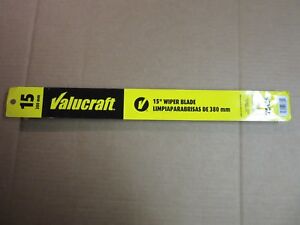 - Windshield Wiper Blade Valucraft Front Rear by AutoZone Part # VCB15 Free Ship