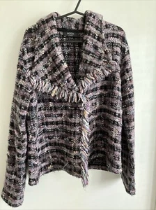 LADIES HEATHER CHECK JACKET SIZE 14 BY GEORGE - Picture 1 of 6