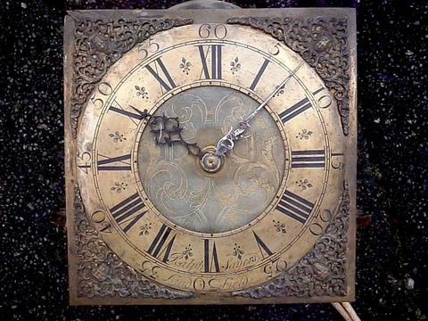 30hr  longcase  GRANDFATHER CLOCK DIAL+move 11 inch c1770 Cover