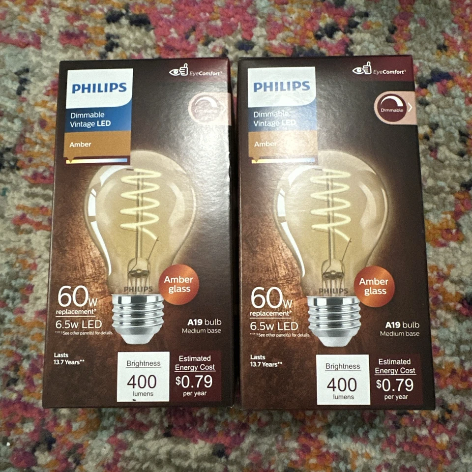 Philips LED Vintage Flicker-Free Amber 1 Count (Pack of 1), (2000k)  - Image 1 of 1