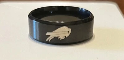 Anillo de titanio Buffalo Bills para hombre. anillo de bodas. regalo único Foto 1 de 3