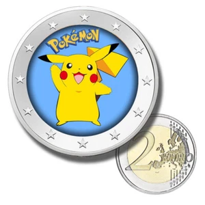 Moneda de 2 euros color Pokemon - Imagen 1 de 2