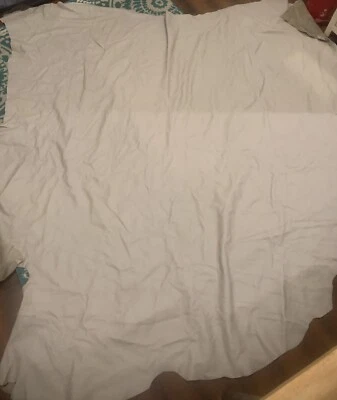 Full Grain Premium Leather Full Hide 3mm Thickness Light Gray 85" x85" Mocs, Bag - Image 1 of 4