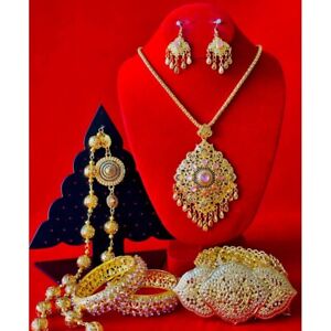 1 Zestaw Vintage Tajska Specjalna Tradycja Biżuteria Okazja Ślub ślubny nr 1