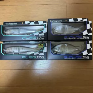Grow Design Works FLAG 150 170 Set of 4 Swimbait Soft Lure Made in Japan New - Picture 1 of 5