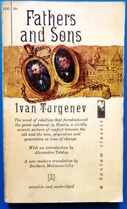 Father and Sons Ivan Turgenev 1959 Bantam Books Paperback 2nd Printing VG - Picture 1 of 4