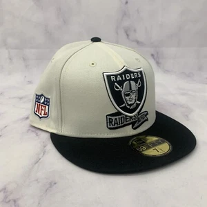 Cappello Berretto New Era Las Vegas Raiders NFL Sideline 59 Fifty Fitted Taglia 7 1/2 - Foto 1 di 8