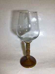 Vaso de vino de vástago de cerámica Tiki de Trader Vic 8 oz. Totalmente nuevo - Imagen 1 de 5