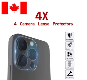 4X Pour iPhone 13 12 Mini 11 Pro Max Objectif Caméra Protecteur d'écran Verre Trempé - Photo 1 sur 5