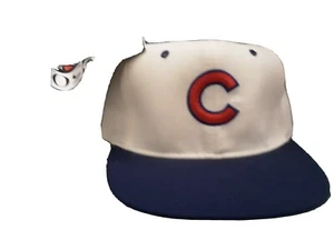 New Era 59Fifty MLB Cap Chicago Cubs Mens White Fitted Hat 5950 size 6 3/4 Wool - Picture 1 of 4
