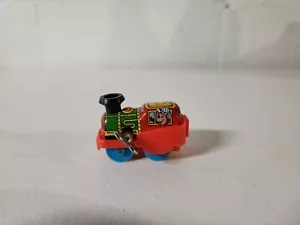 Vintage LOCAMOTIVE WIND UP TOY JAPAN WORKS FEAT. MONKEY AND CONDUCTOR! - Picture 1 of 5