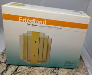 Friedland Doorchime Carillon Gong Campanello D461 Stuart Made in England Inutilizzato - Foto 1 di 14