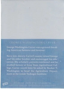 PIEZAS DEL PASADO VOLUMEN DOS TARJETA TALLADORA GEORGE WASHINGTON PLACA DE IMPRESIÓN 1/1 - Imagen 1 de 2