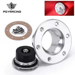 PQY Aluminum Aircraft Hotrod Ratrod Gas Fuel Filler Cap Flush Mount ID: 35.5MM - Foto 1 di 16