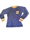Vintage 1980's Rob Roy Boys Blue Elastic Striped Collar Cuff Size 14
