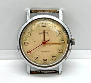 Wostok Vintage Uhr Vostok Rare UdSSR Men Serviced Soviet Wris Original Military - Bild 1 von 24