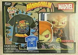 Funko POP & TEE HOBGOBLIN GLOW IN THE DARK EXCLUSIVE **NEW LARGE SIZE** - Picture 1 of 12