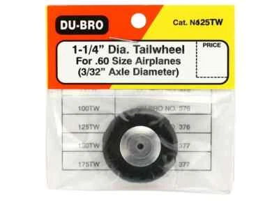 DuBro 125TW RC Remote Control Airplane 1 1/4" Tail Wheel DUB125TW - Image 1 of 3