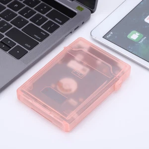 2.5 in HDD SSD Protective Case Plastic Shockproof Hard Drive Disk Box (Red) - Afbeelding 1 van 9