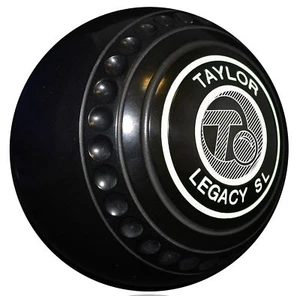 Taylor Legacy Indoor/Lawn Slimline Black Bowls - Pair - Picture 1 of 2