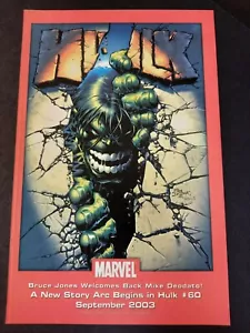 Marvel Comics THE INCREDIBLE HULK Mike Deodata ~Vintage Comic Page PRINT AD 2003 - Picture 1 of 1