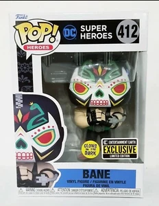 Funko Pop! DC Super Heroes - Bane - Glow In The Dark EE Exclusive #412 in Box - Picture 1 of 2