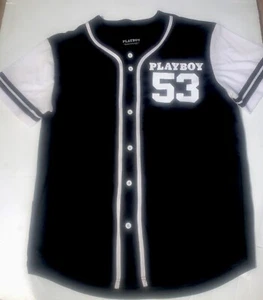 Playboy Apparel '53 maglia da baseball difficile da fine taglia unisex grande - Foto 1 di 3