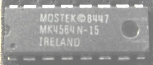 COMMODORE C64 & C PLUS/4, ATARI XL MOSTEK MK4564N-15 DRAM 64K X 1 - Picture 1 of 1