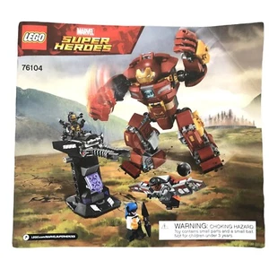 LEGO 76104 SUPER HEROES The Hulkbuster Smash-Up Instruction Manual - Picture 1 of 5