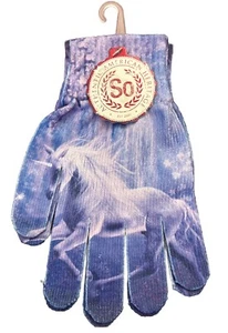 Brand New So Authentic American Heritage Unicorn Gloves ONE SIZE Stretch - Picture 1 of 5