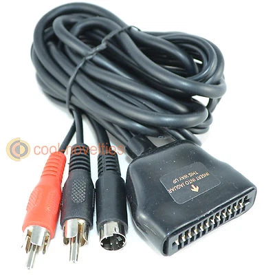 ATARI JAGUAR S-VIDEO / SVHS AUDIO/VIDEO LEAD WITH STEREO AUDIO - A/V CABLE - Image 1 of 3