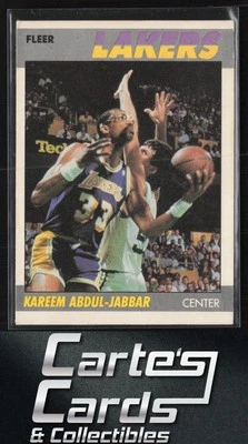 Kareem Abdul-Jabbar 1987-88 Fleer #1 Los Angeles Lakers Hall of Fame - Image 1 of 2