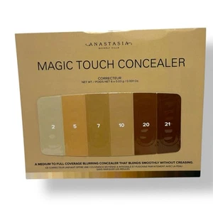 Anastasia Beverly Hills Magic Touch Concealer korrigiert 6 Farbtöne Musterkarte - Bild 1 von 3