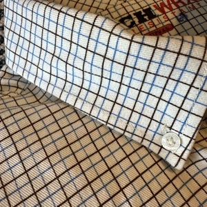 CINCH WRX Men's FR Cotton L Shirt Tattersall Plaid LS Button HRC-2 ATPV 8.5 - Picture 1 of 10